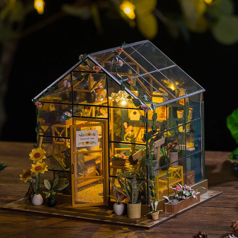 DIY Mini Greenhouse Model