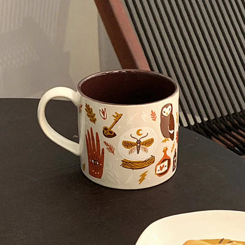Tasse en céramique de grande capacité Magie