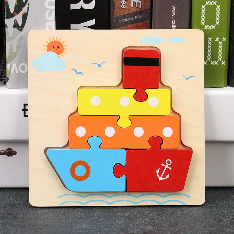 Puzzles pour bébé en bois apprentissage