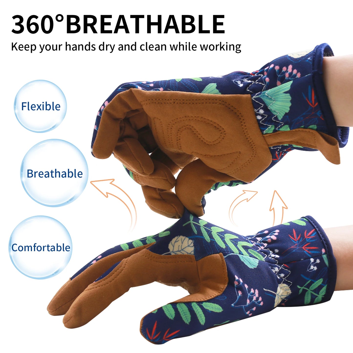 Women's Gardening Gloves - Flowers