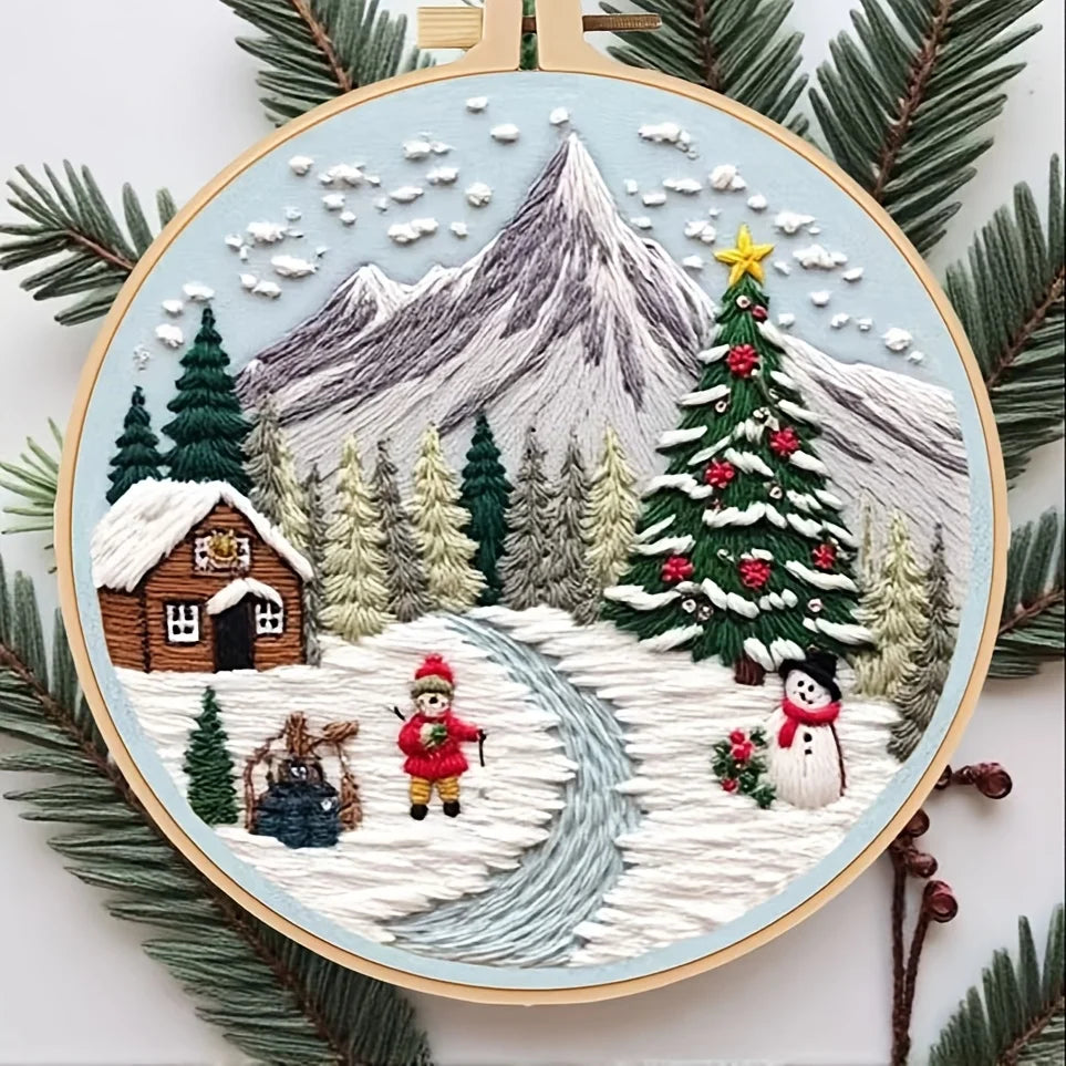 Ensemble de broderie série de noël