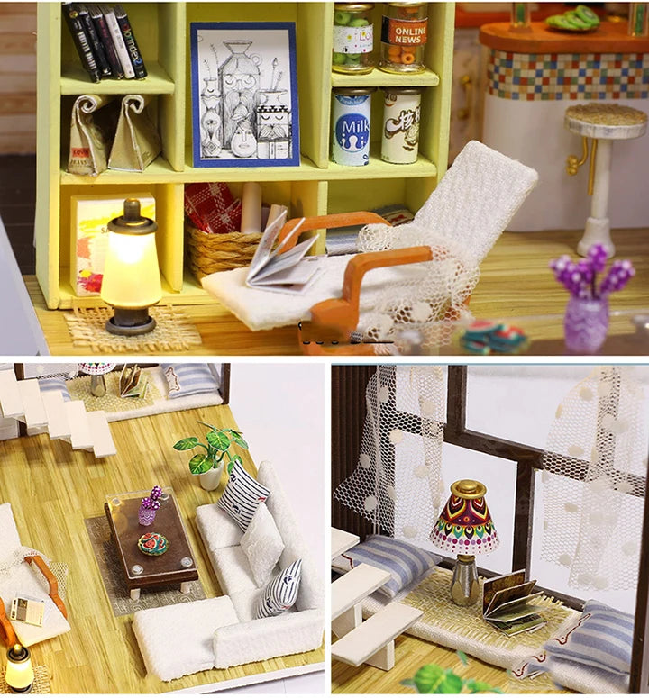 DIY Maquettes en  bois à assembler - maison de poupée _ Plusieurs modèles disponibles