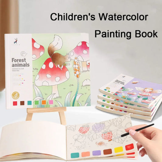 Livres de coloriage à la peinture à l'eau pour enfant 20 feuilles