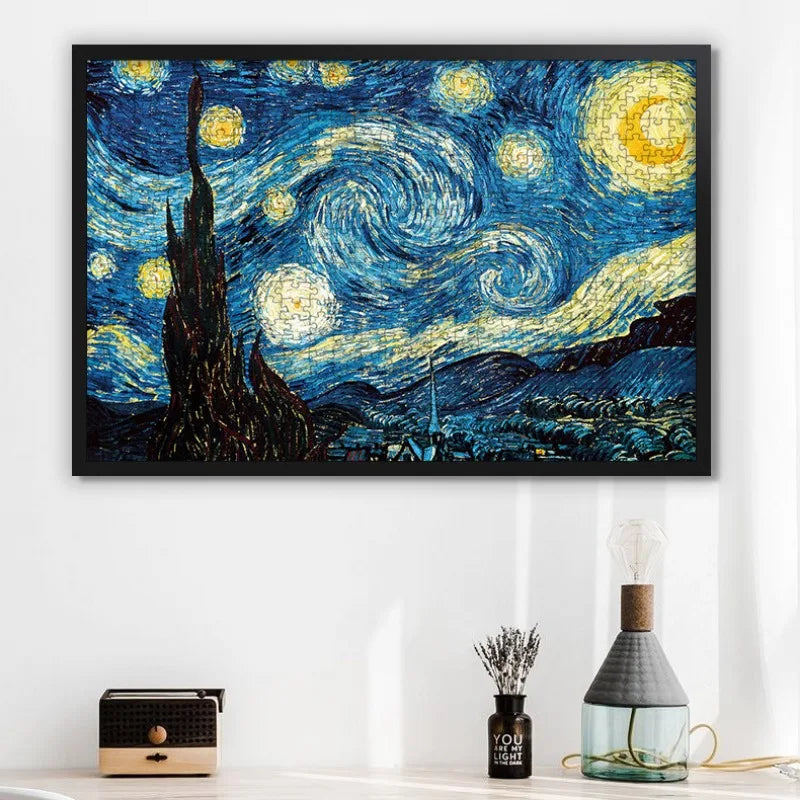 Rompecabezas de la noche estrellada de Van Gogh