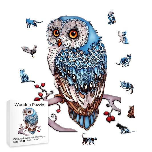 Wooden Puzzles for Adults Owls