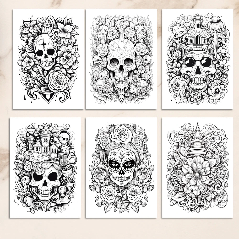 Livre de coloriage A4 pour adolescents