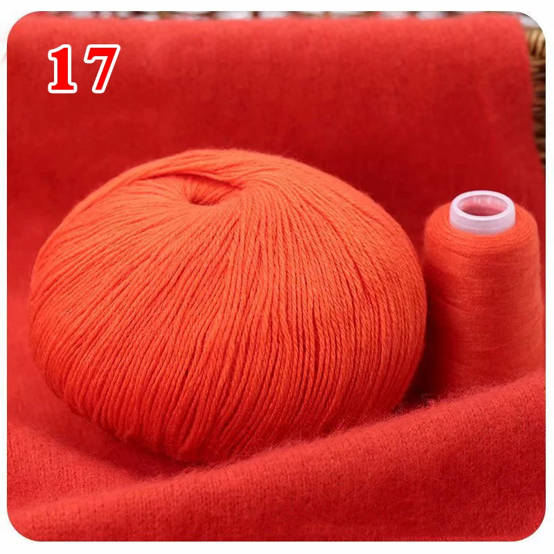 100% Mongolian cashmere wool ball 70gr Several colors available