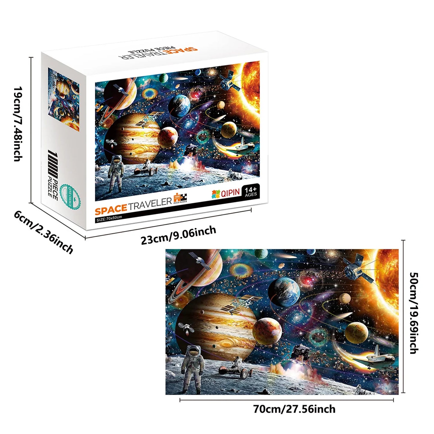 Space Traveler Galactic Traveler 1000 Piece Puzzle