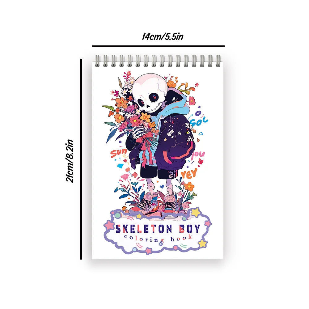 Livres de coloriage anti-stress pour adultes Squelettes