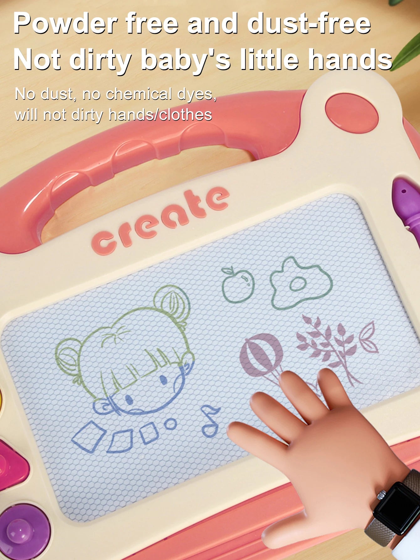 Magnetic drawing tablet for children