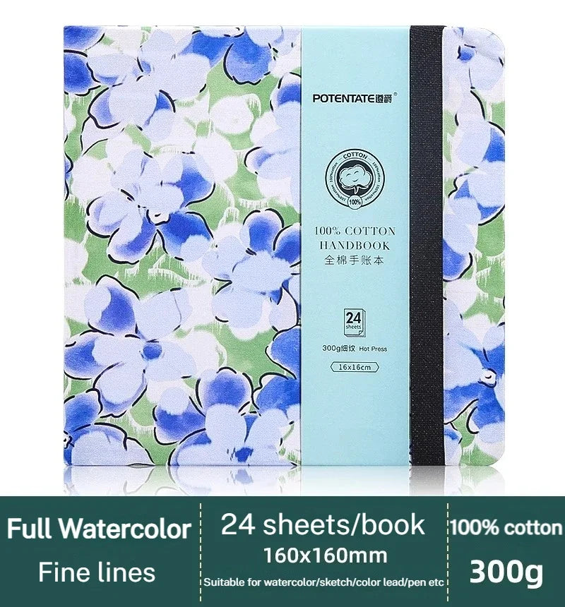 Cahier pour aquarelle 100% Coton