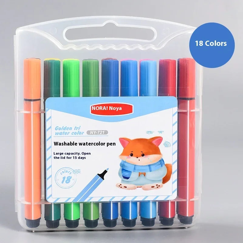 Set of washable felt-tip pens for children