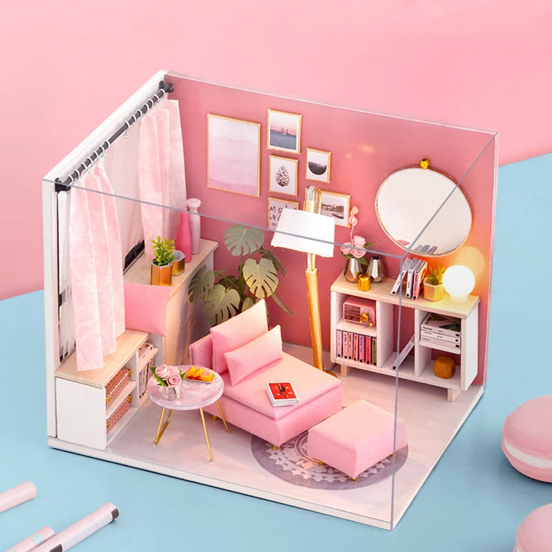 Maquettes DIY Maison de poupée Pièce Salon