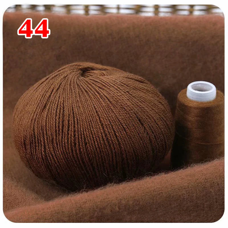 100% Mongolian cashmere wool ball 70gr Several colors available