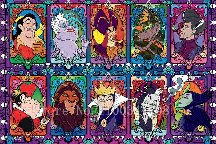 Disney Villains Puzzle 35/300/500/1000 Pieces