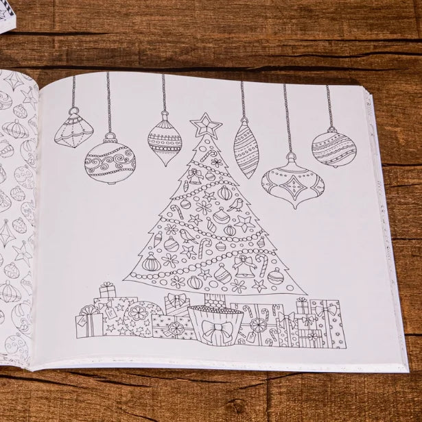 Christmas coloring book for adults, Johanna's Christmas