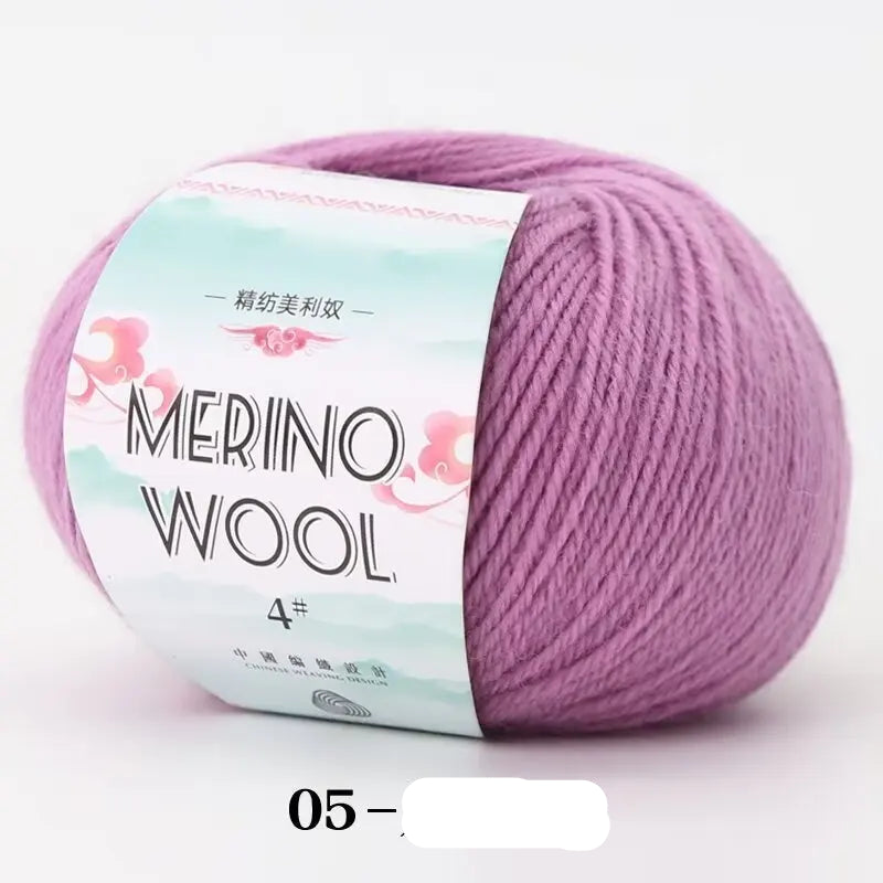 Ovillo de lana Merino 50gr/130m ropa bebe