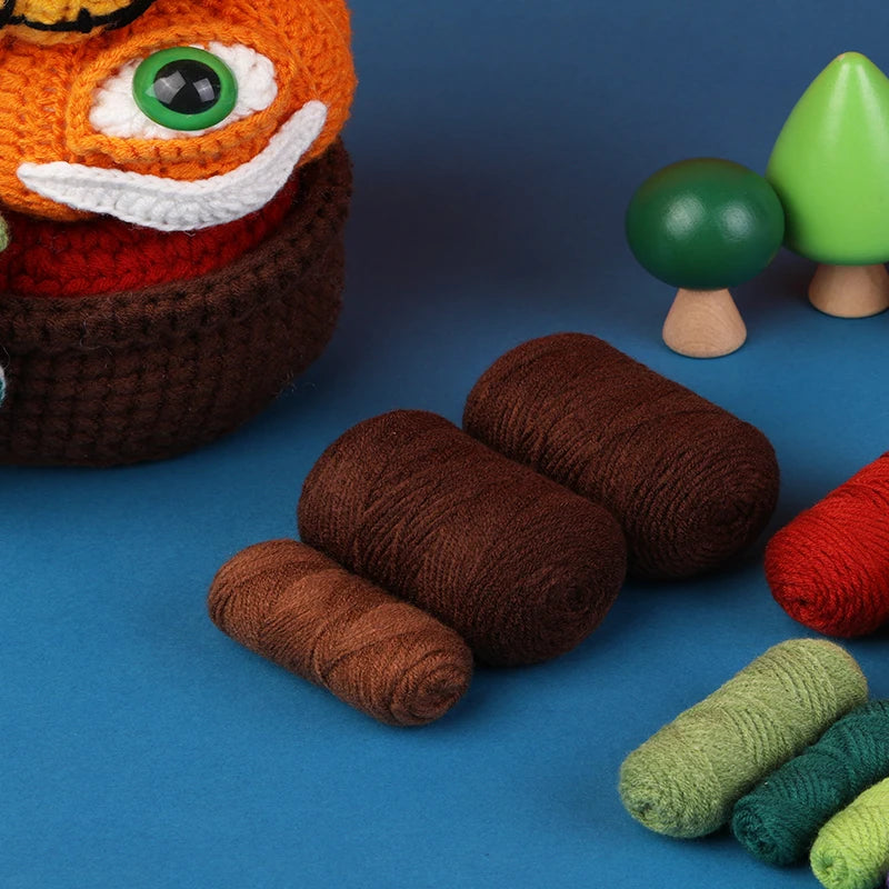 Kits de crochet Halloween citrouille ou chat ou fleur