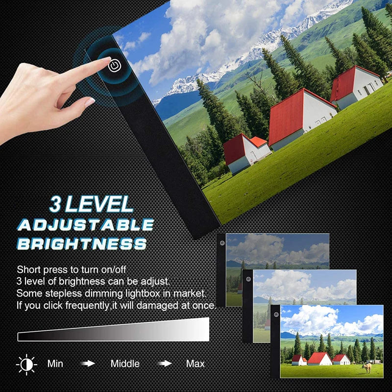 Tablette de copie A4 A5 LED