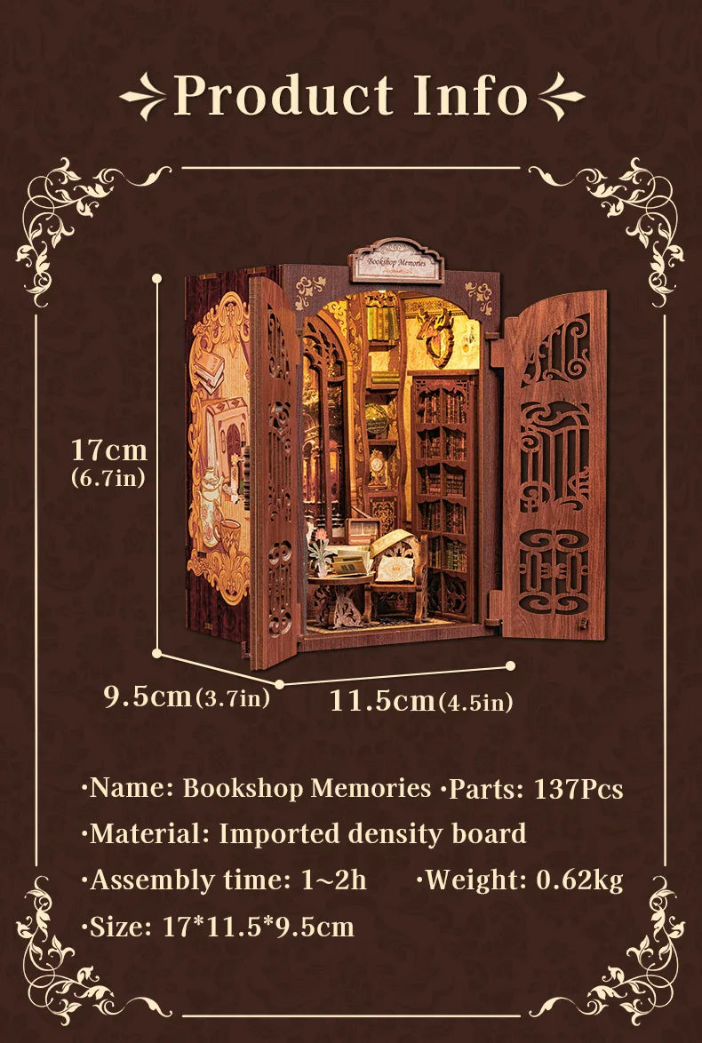 DIY bibliothèque Miniature