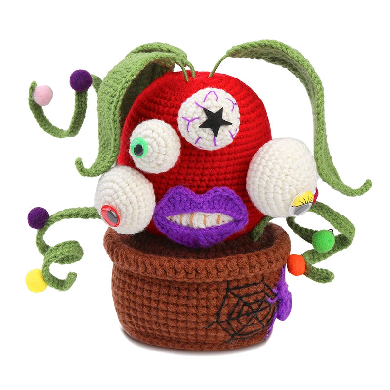 Kits de crochet Halloween citrouille ou chat ou fleur
