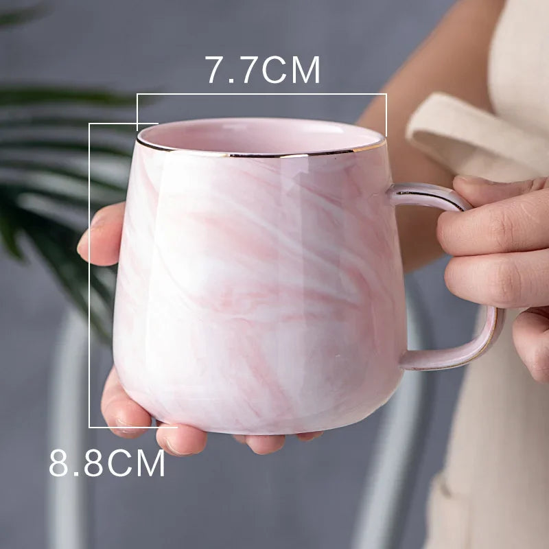 Taza de cerámica de estilo nórdico