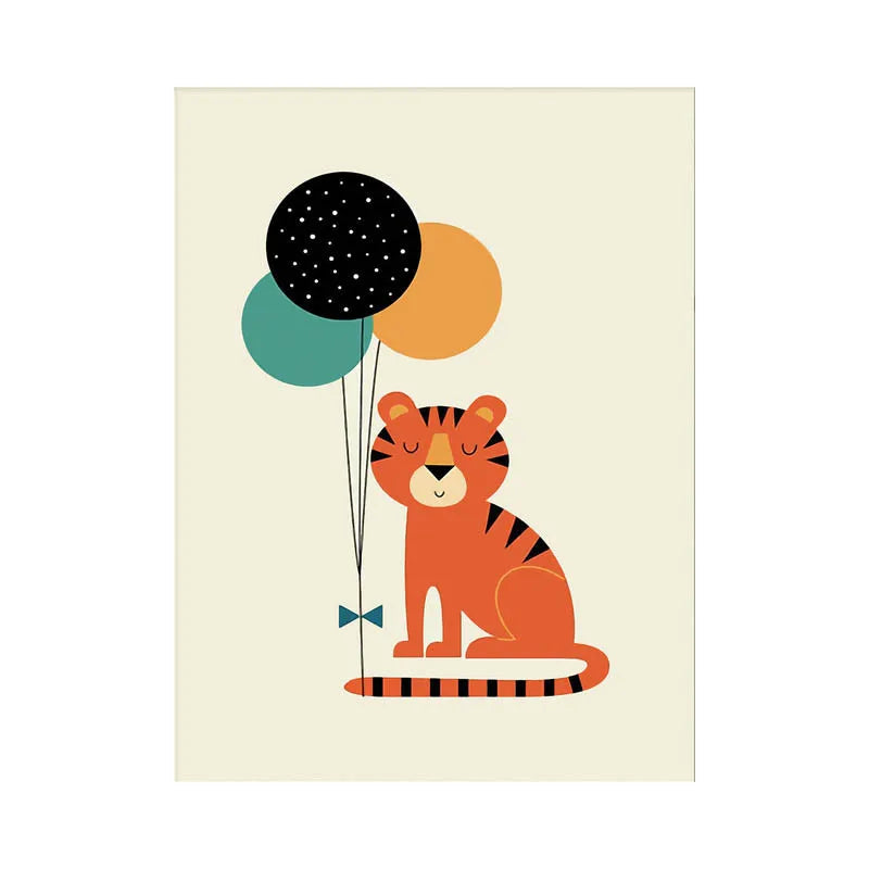 Pintar por números para niños Zorro Dinosaurio Tigre Elefante