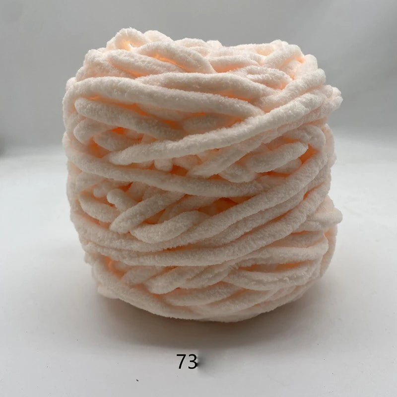 3 balls of Chenille wool 100gr x 3