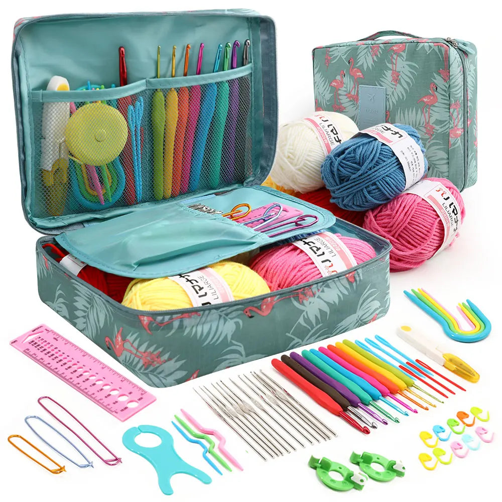 Ensemble de 59 outils pour crochet dans son rangement