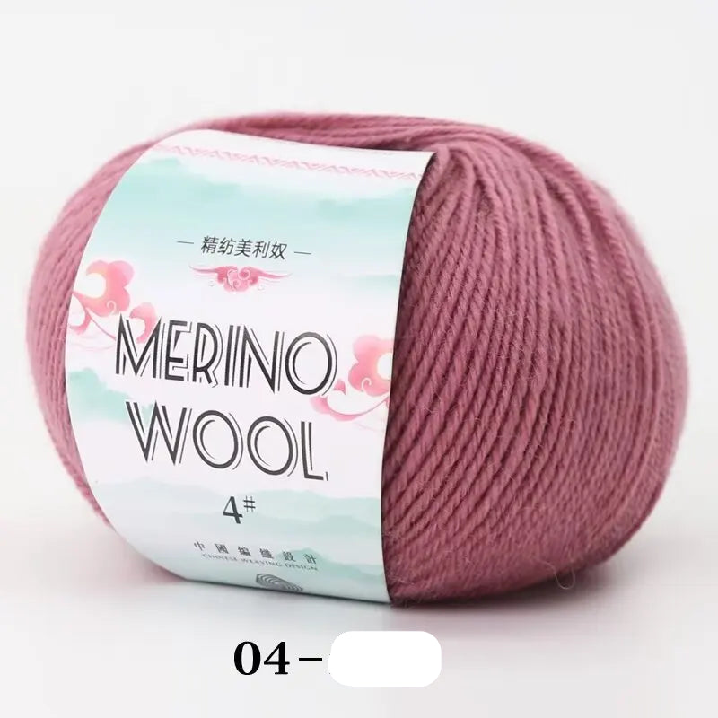 Ovillo de lana Merino 50gr/130m ropa bebe