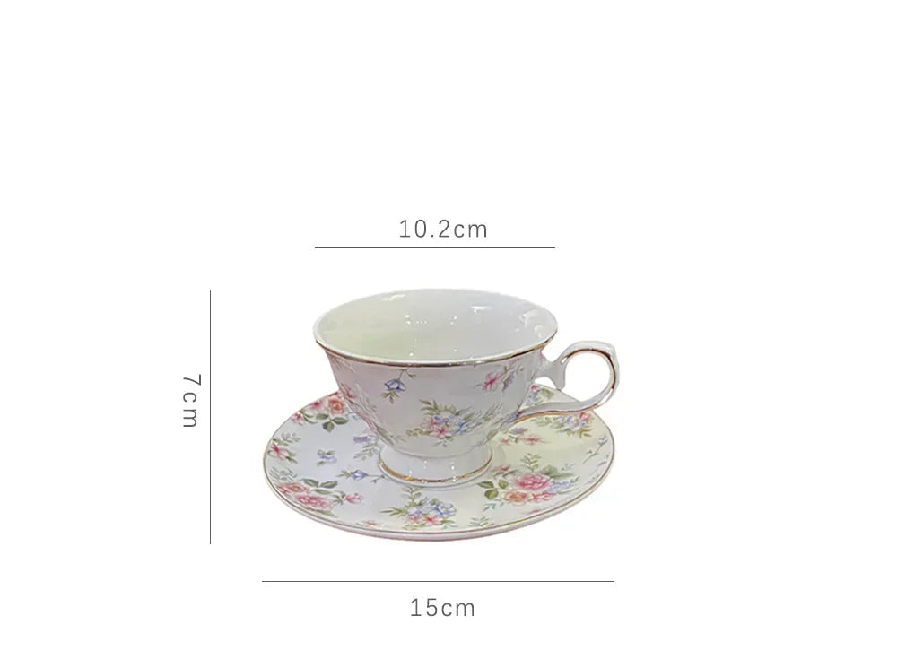 Taza de té inglesa antigua