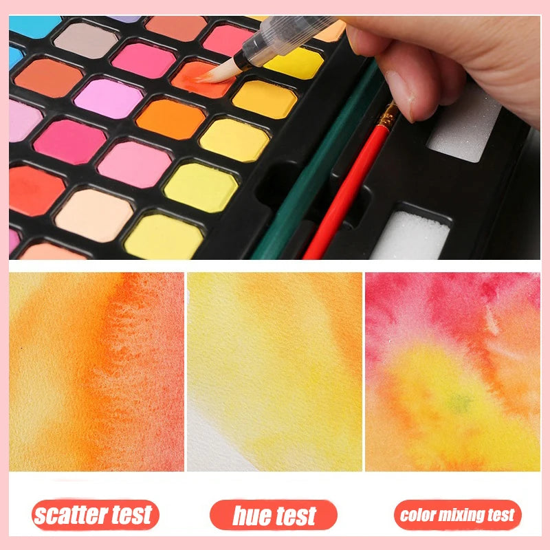 Aquarelle solide 48 Couleurs