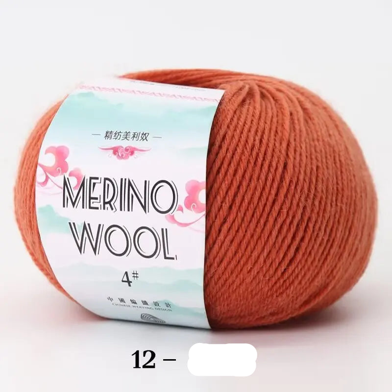 Pelote de laine Mérinos 50gr /130m vêtements de bébé