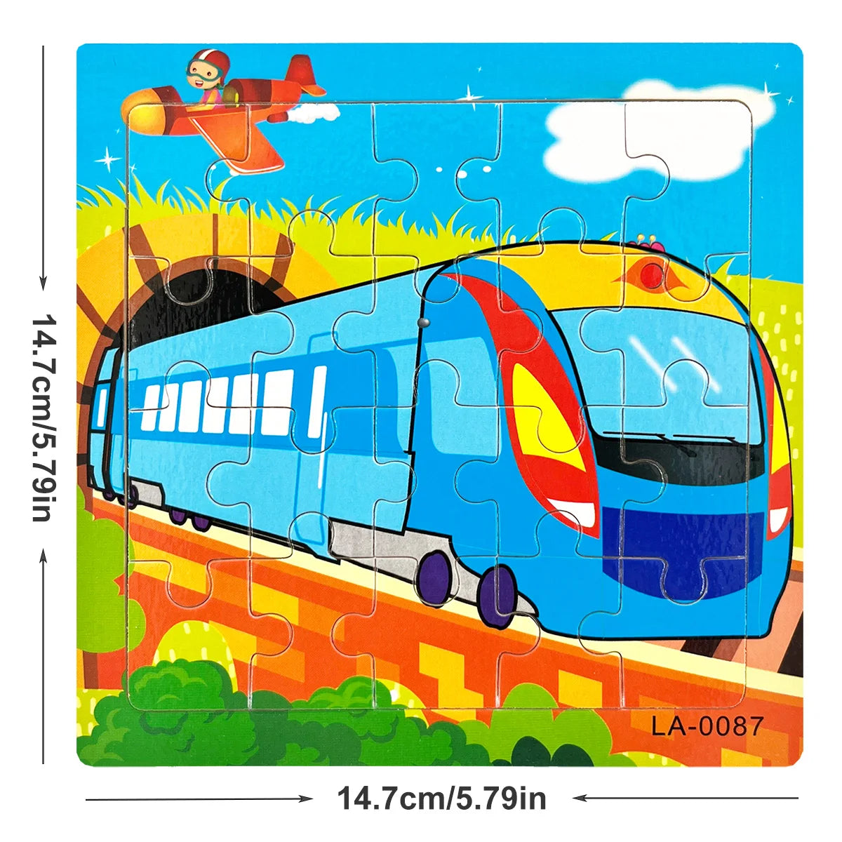 Puzzles en bois Pour enfant animaux ou moyens de transport