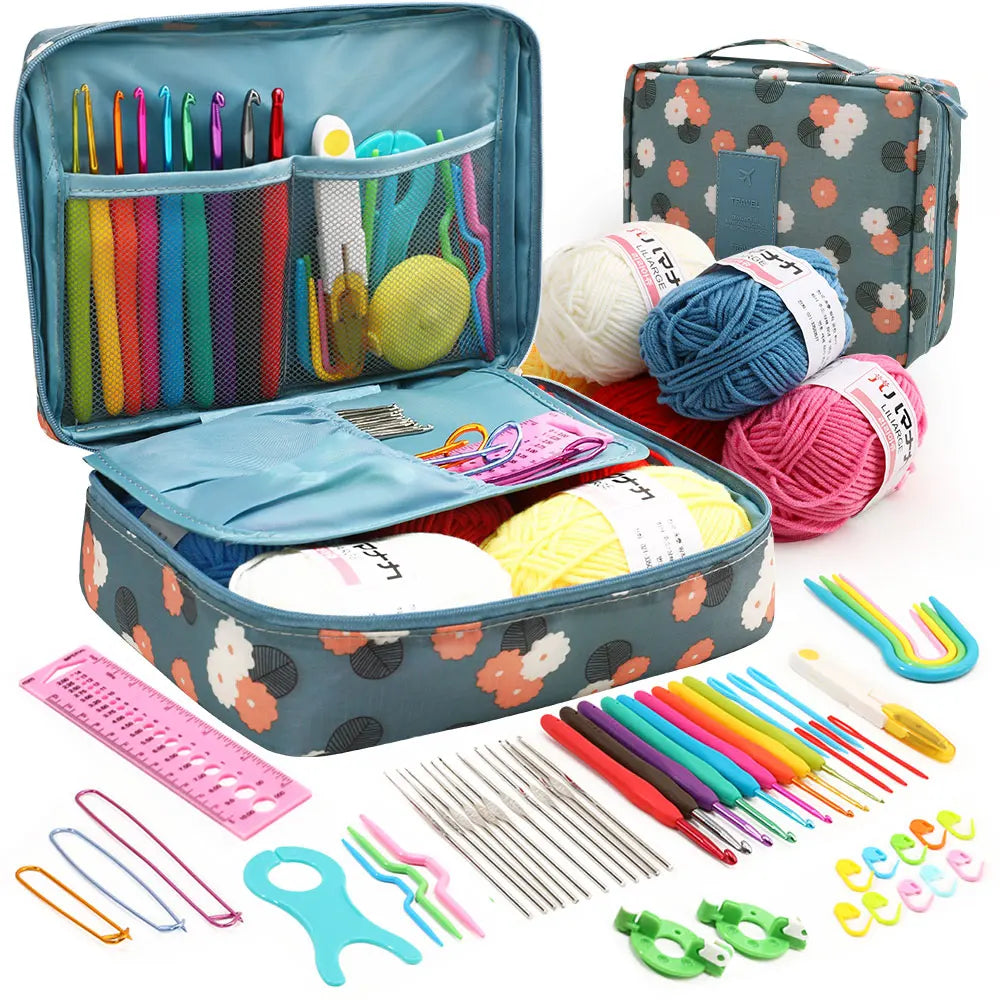 Ensemble de 59 outils pour crochet dans son rangement