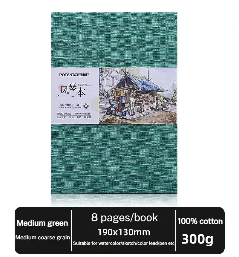 Cuaderno de acuarela 100% algodón