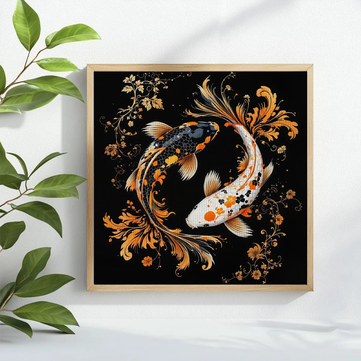 kit de point de croix estampillé poisson 11CT/14CT