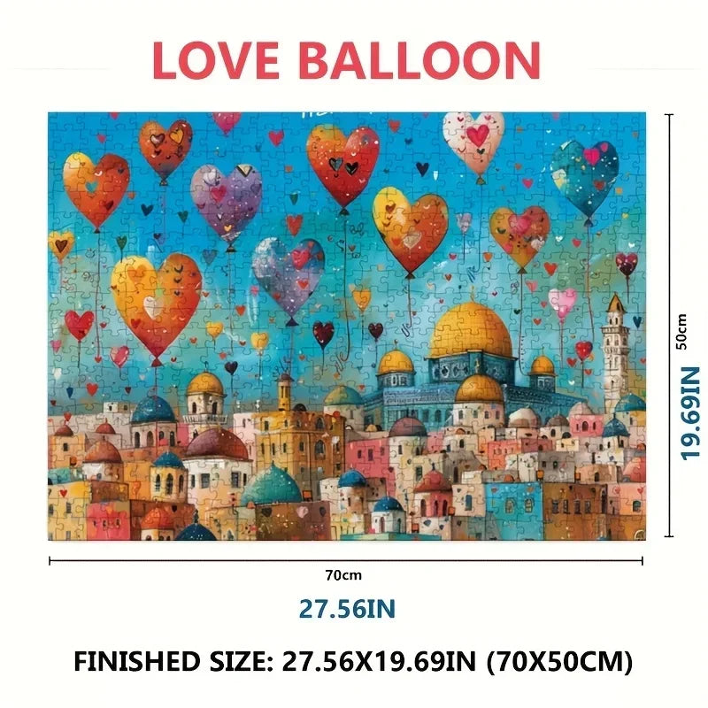 Puzzle 1000PCS pour adulte Ballons romantiques