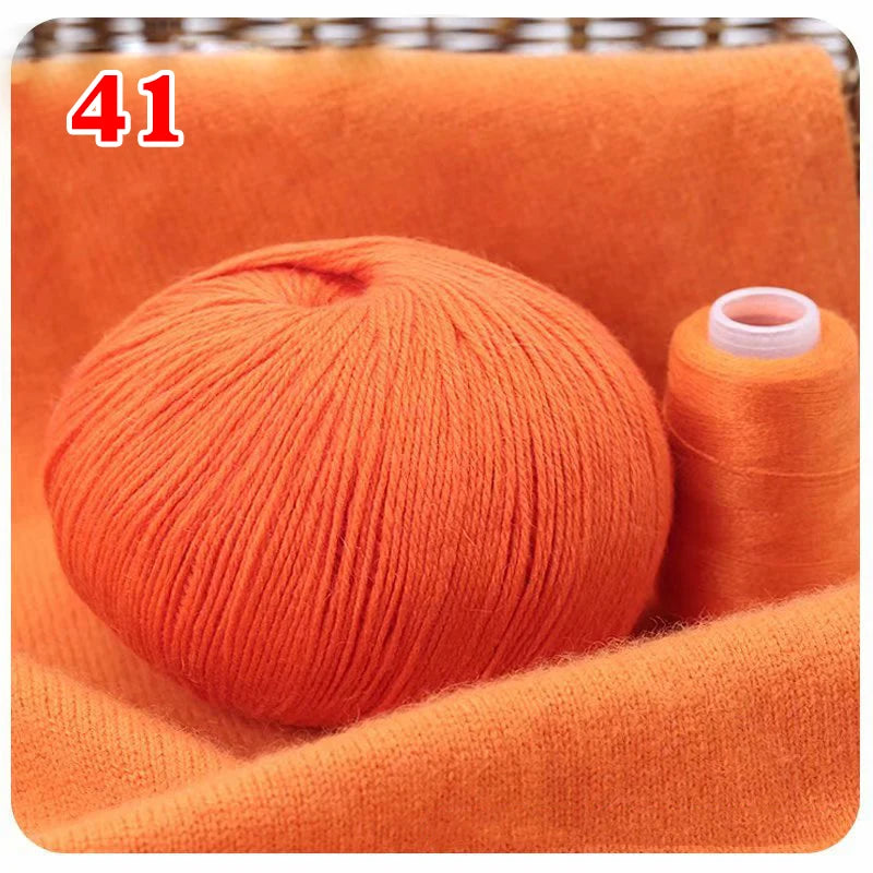 100% Mongolian cashmere wool ball 70gr Several colors available