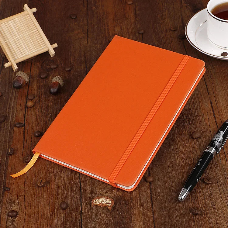 Notebook with elastic band