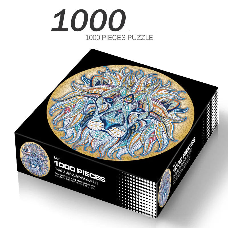 Puzzles ronds pour Adulte 1000 Pièces Plusieurs motifs disponibles