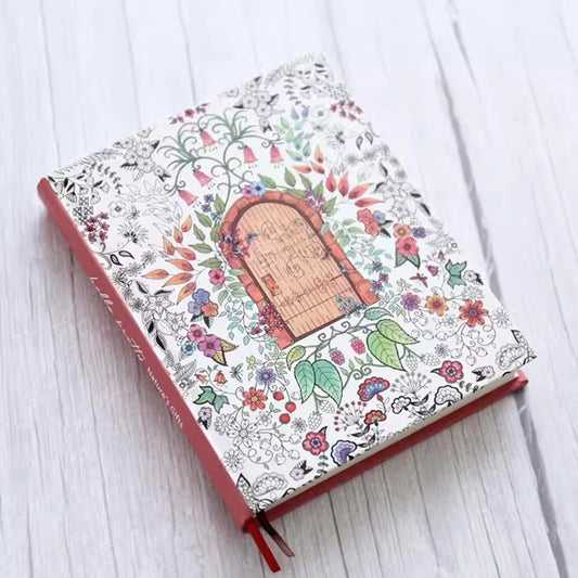 Beautiful notebook with illustrated pages Beautiful butterfly 292 pages