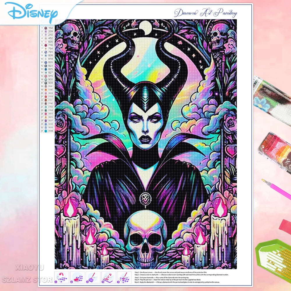 Peintures à diamants 5D Personnages Disney maléfiques
