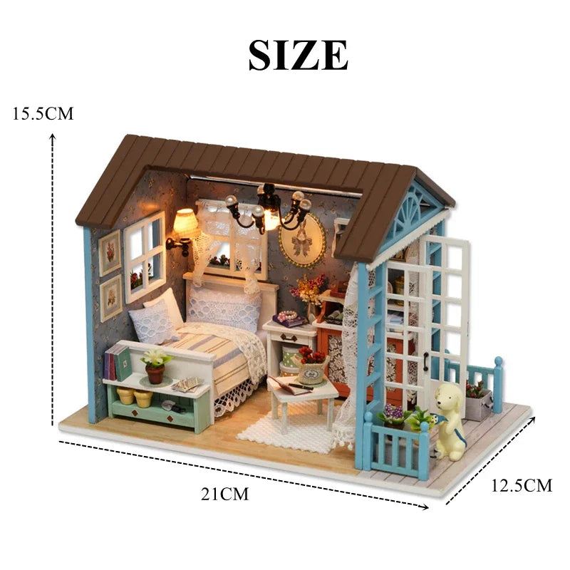 DIY Maquettes en  bois à assembler - maison de poupée _ Plusieurs modèles disponibles