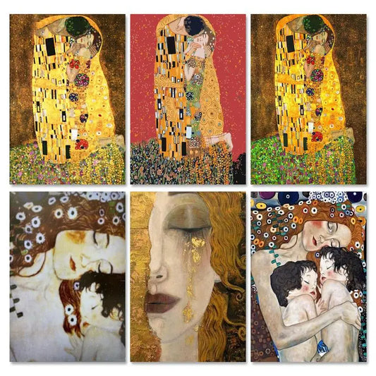 Painting by numbers Klimt