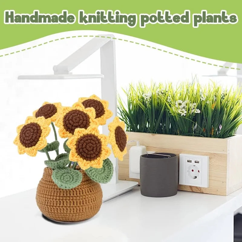 Kit de crochet para hacer girasoles