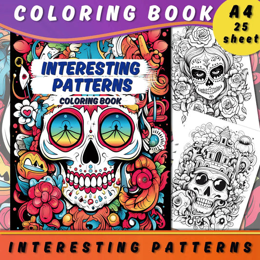 Livre de coloriage A4 pour adolescents