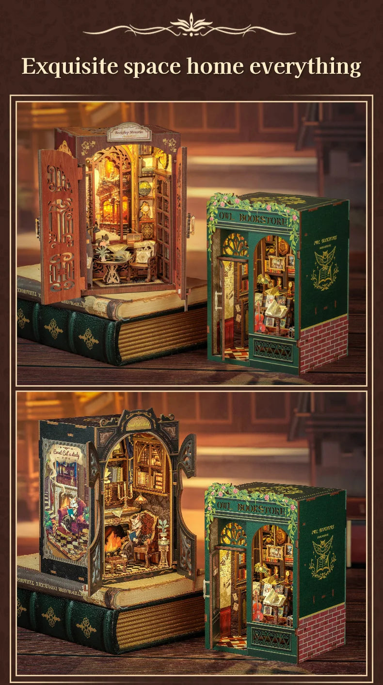 DIY bibliothèque Miniature