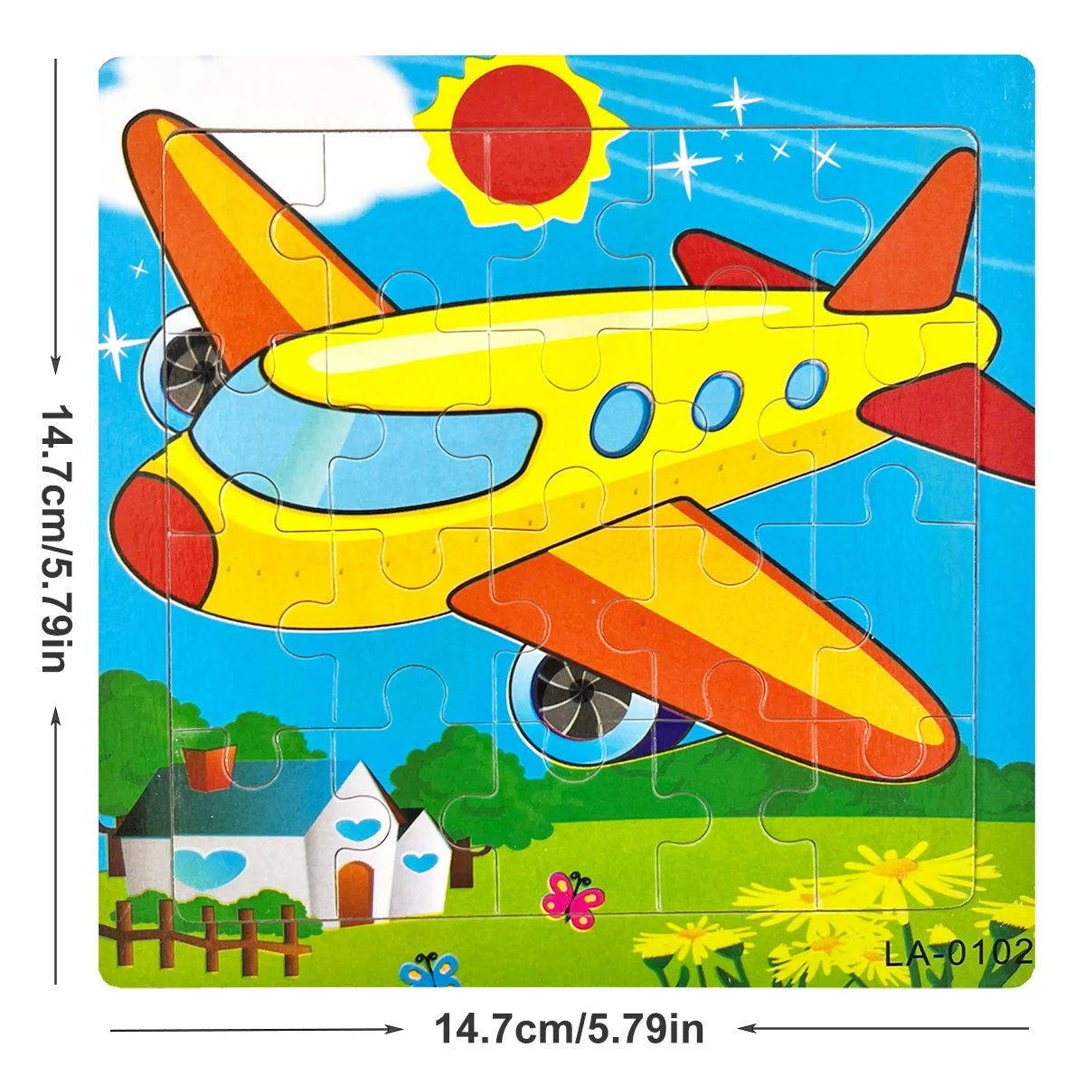 Puzzles en bois Pour enfant animaux ou moyens de transport