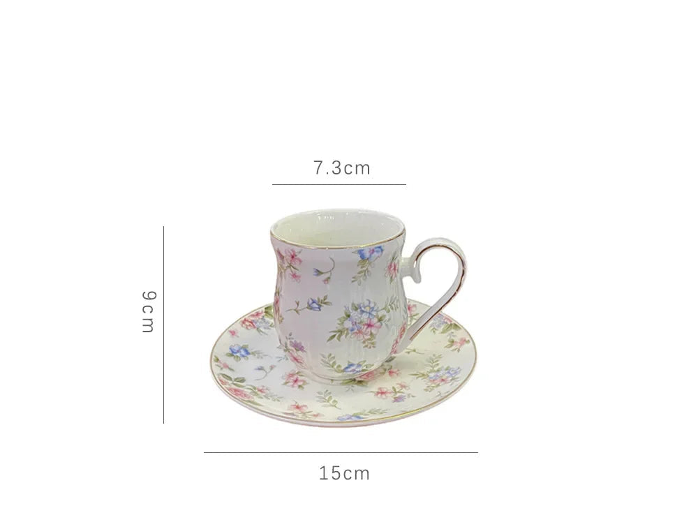 Taza de té inglesa antigua